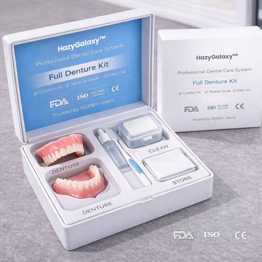 ⏰⏰ HazyGalaxy™ Custom-Fit Dentures  ENDS TODAY   70% OFF | Smile with Confidence