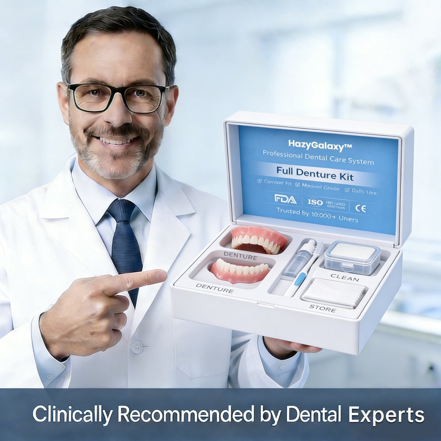 ⏰⏰ HazyGalaxy™ Custom-Fit Dentures  ENDS TODAY   70% OFF | Smile with Confidence