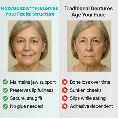 ⏰⏰ HazyGalaxy™ Custom-Fit Dentures  ENDS TODAY   70% OFF | Smile with Confidence