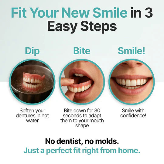 ⏰⏰ HazyGalaxy™ Custom-Fit Dentures  ENDS TODAY   70% OFF | Smile with Confidence