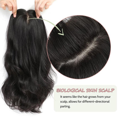 ⚡Free Shipping –🌷2026 New Lightweight & Breathable Wavy Hair Topper