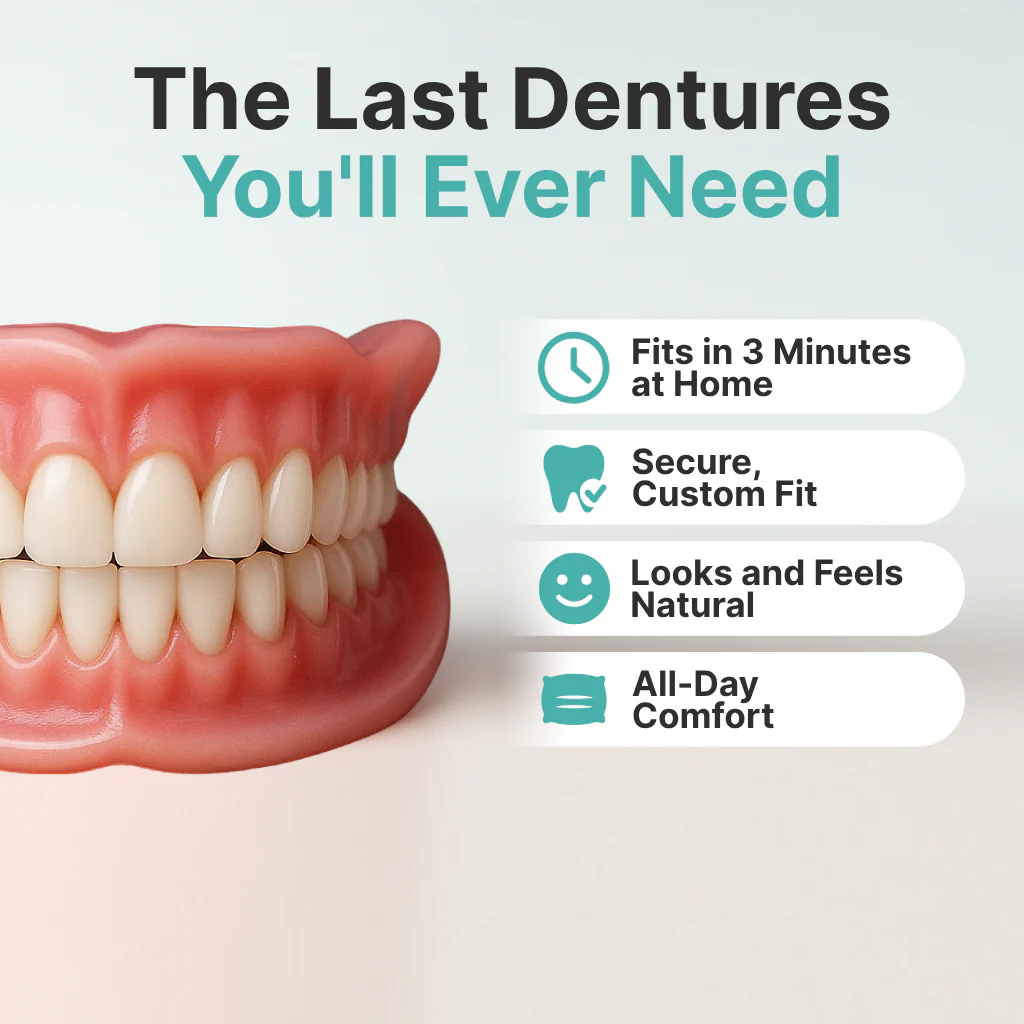 🌎Ends Today: 80% OFF!⏰KLENIMORE™ Custom-Fit Smile Support Kit — Strong Suction Feel & Natural-Looking Fit